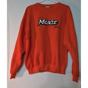 Vtg Lee I've Got MOXIE Kennebec Lisbon Falls Maine Soda Sweatshirt Medium
